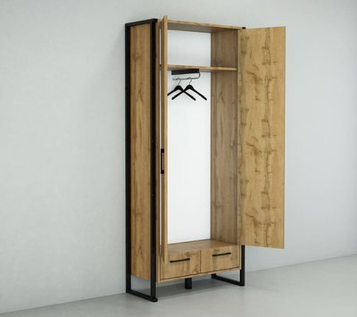 Шкаф для одежды "ЛОФТ" 86х35х190 см. Цвет на выбор, ЛШ-4 ГС-0353 фото
