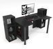 Геймерський стіл "GAMER-5" 120х80х75 см. + 2 Стелажа 32х30х92 см. Чорний ЗС-2336 фото 3