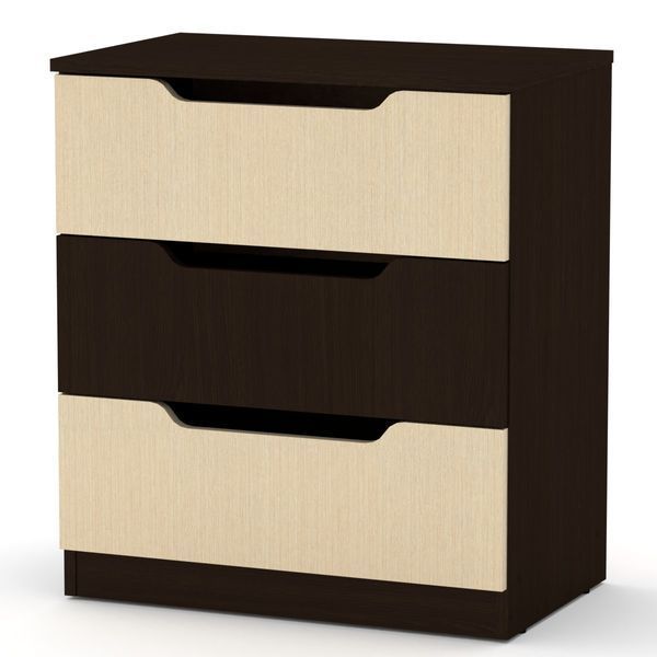 Комод-3М, 61х38х69 см. Цвет Ателье светлый КТ-4348 фото