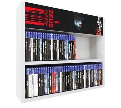 Полиця настінна PlayBox (IT) 64х14х53 см. Біла ЗС-2645 фото