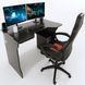 Геймерський стіл "TRON" 120х80 см. Чорний/Чорний ЗС-2362 фото 1