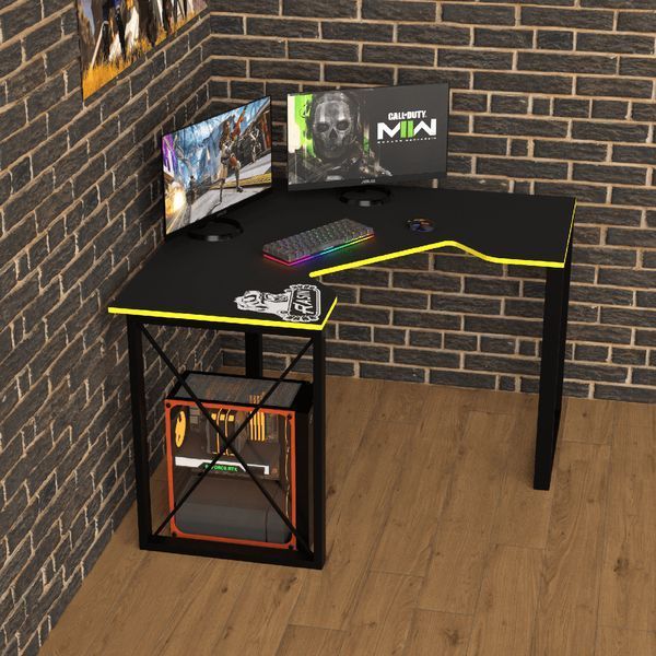 Геймерський стіл "Rasin LOFT-20" 120х120х75 см. Колір на вибір ТС-7534 фото