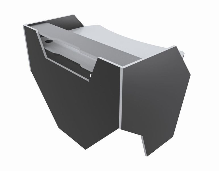 Геймерський стіл "GROM-2" 120х80х74 см. Чорно-Білий ЗС-2313 фото