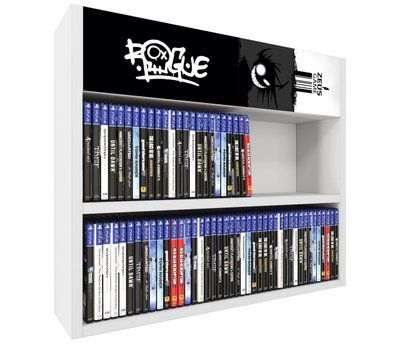Полиця настінна PlayBox (Негідник) 64х14х53 см. Біла ЗС-2667 фото