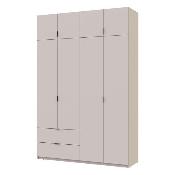 Шафа для одягу "Лукас" 160х50х240 см. Кашемір ДР-1647 фото