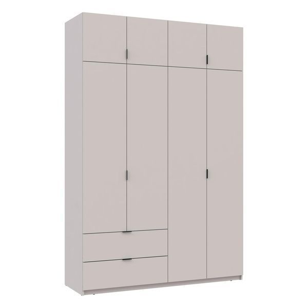 Шафа для одягу "Лукас" 160х50х240 см. Кашемір ДР-1647 фото