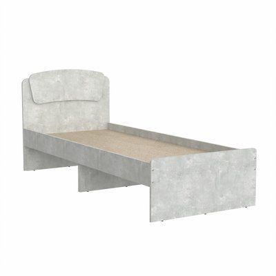 Кровать "Классика-80" 80х190 см. Цвет Ателье светлый КТ-4115 фото