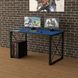 Геймерский стол "Rasin LOFT-21" 120х80х75 см. Синий ТС-7559 фото 2