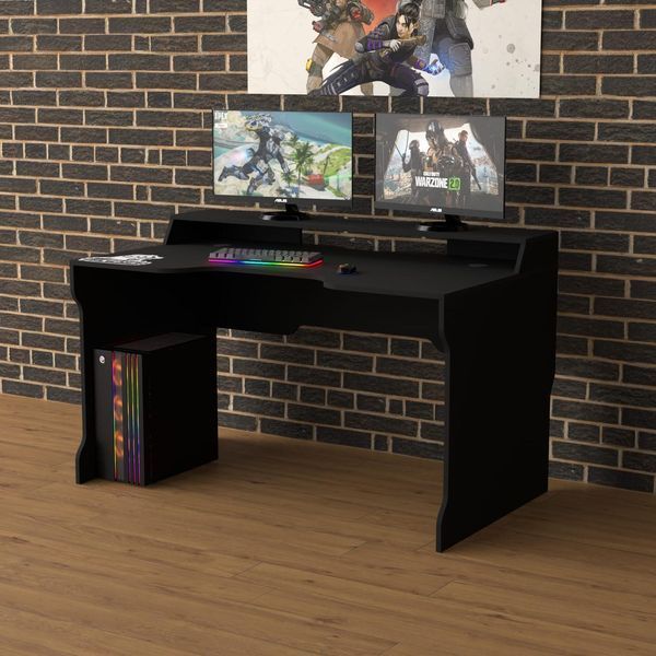 Геймерский стол "Rasin RS-22" 120х80х75 см. Черный ТС-7564 фото