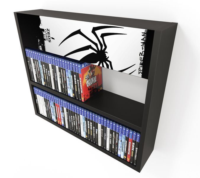 Полиця настінна PlayBox (Spider-Man) 64х14х53 см. Чорна ЗС-2662 фото