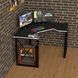 Геймерский стол угловой "Rasin LOFT-20" 120х120х75 см. Черный/Белая кромка ТС-7536 фото 1