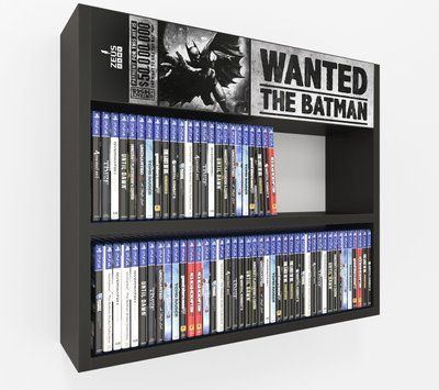 Полиця настінна PlayBox (Wanted) 64х14х53 см. Чорна ЗС-2664 фото