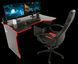Геймерський стіл "TRON" 120х80 см. Чорний/Червоний ЗС-2363 фото 4
