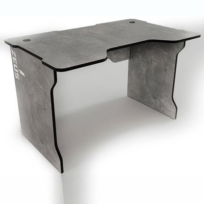 Геймерський стіл "TRON" 120х80 см. Бетон ЗС-2302 фото