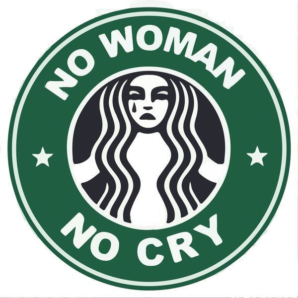 Журнальный столик "No women" 50х50х52 см. с фотопечатью в стиле поп-арт ЗС-2550 фото