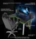 Геймерський стіл "Igrok-3L" 140х85х60 см. LED підсвітка, Чорний/Зелений ЗС-2254 фото 4
