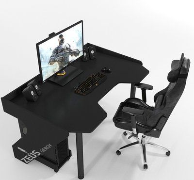 Стол геймерский "Geroy" 150х94х75 см. Черный ЗС-2267 фото