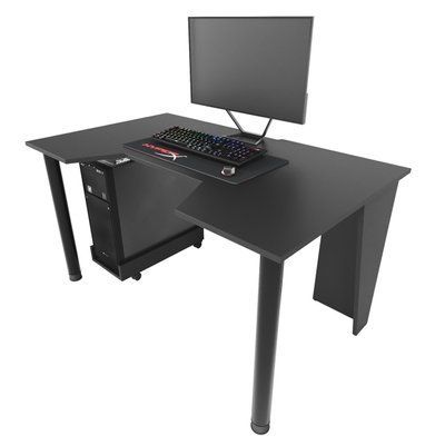 Геймерський стіл "GAMER-2" 135х80х75 см. Чорний ЗС-2225 фото
