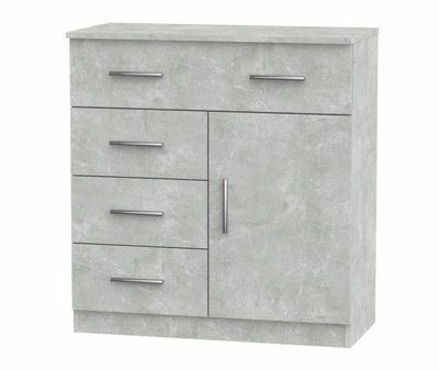 Комод-1-3-1, 80х39х85 см. Цвет Ателье светлый КТ-4330 фото