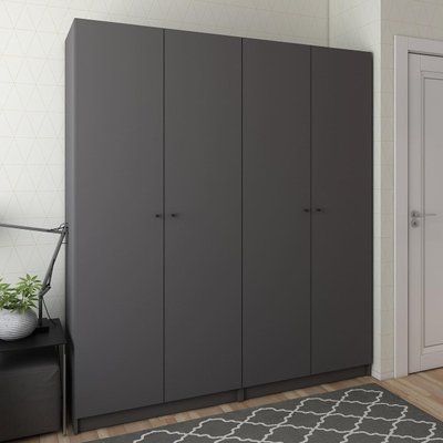Комплект шкафов для одежды "Promo" 180х48х204 см. 2+2, Графит ДР-1792 фото