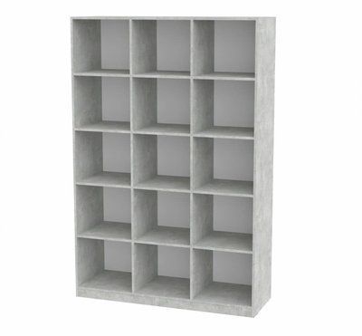 Шкаф книжный 130х48х195 см. Цвет Ателье светлый, КШ-3 КТ-4161 фото