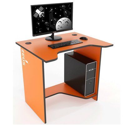 Геймерський стіл "Sputnik" 80х65х75 см. Оранж/Чорний ЗС-2271 фото