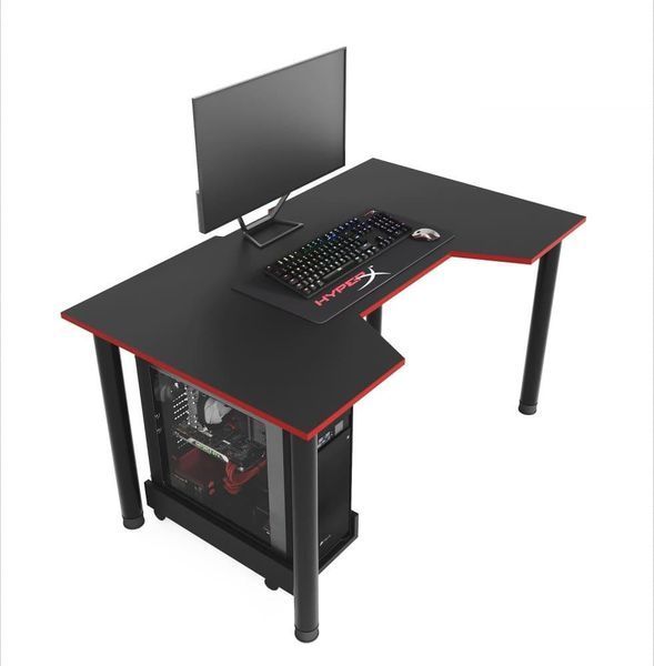 Геймерський стіл "GAMER-3" 120х80х75 см. Чорний/Червоний ЗС-2233 фото