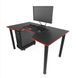 Геймерський стіл "GAMER-3" 120х80х75 см. Чорний/Червоний ЗС-2233 фото 1