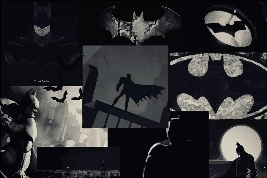 Геймерський стіл з фотодруком "Dark Knight" 120х80х73/75 см. Колір на вибір ЗС-2449 фото