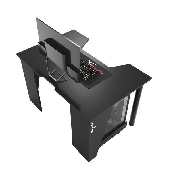 Геймерський стіл "GAMER-1" 120х80х75 см. Чорний ЗС-2218 фото