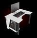 Геймерський стіл "GAMER-1" 120х80х75 см. Білий ЗС-2214 фото 6