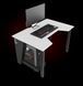 Геймерський стіл "GAMER-1" 120х80х75 см. Чорний/Білий ЗС-2220 фото 6