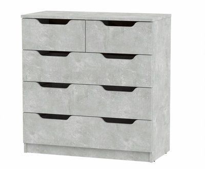 Комод-2+3М, 81х38х83 см. Цвет Ателье светлый КТ-4334 фото
