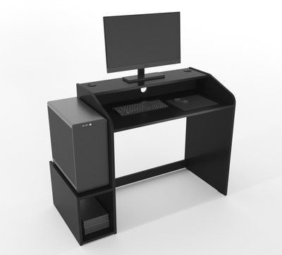 Геймерський стіл "Wakanda W5" 120х45х75 см. Чорний ЗС-2297 фото