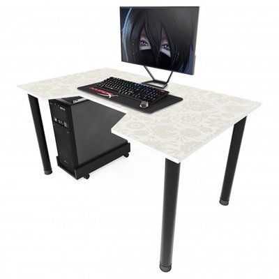 Стіл геймерський "GAMER-3" 120х80х75 см. Тіффані ЗС-2234 фото