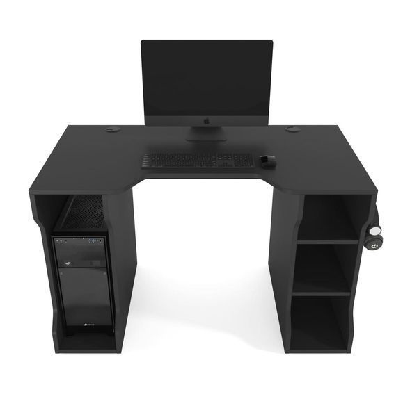 Геймерський стіл "TRON-4" 120х65х75 см. Чорний ЗС-2383 фото
