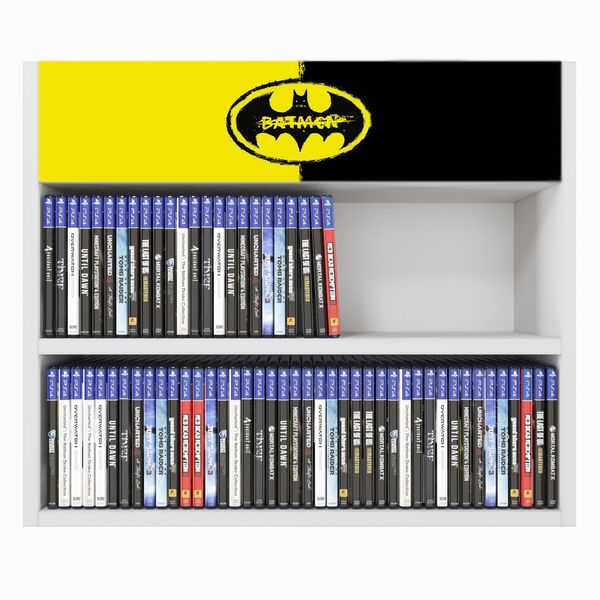 Полка настенная PlayBox (Batman) 64х14х53 см. Белая ЗС-2617 фото