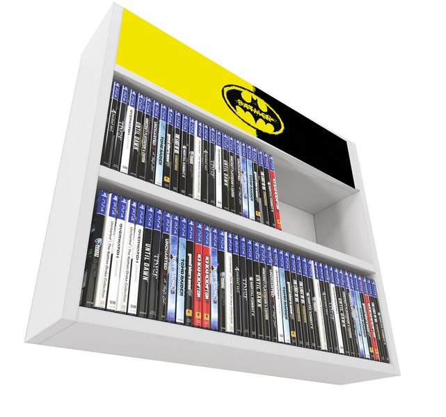 Полка настенная PlayBox (Batman) 64х14х53 см. Белая ЗС-2617 фото