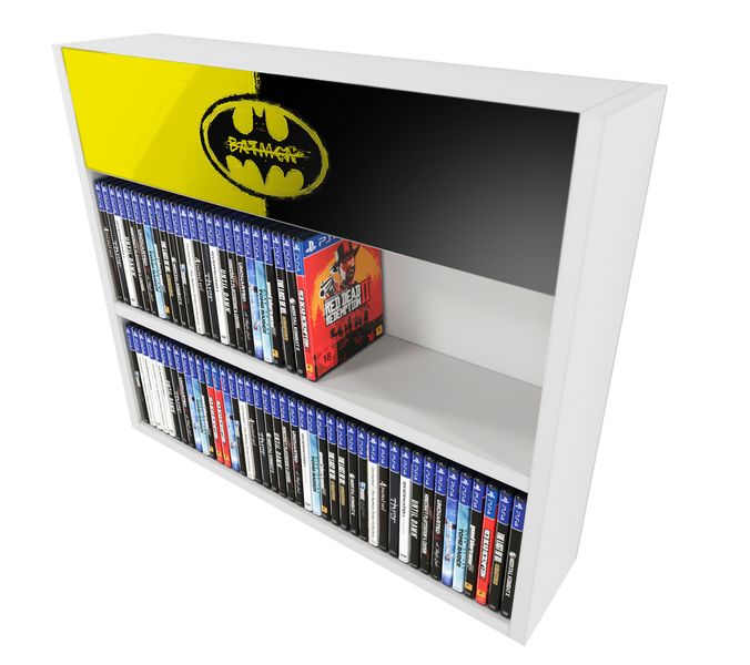 Полка настенная PlayBox (Batman) 64х14х53 см. Белая ЗС-2617 фото