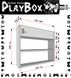 Полка настенная PlayBox (Batman) 64х14х53 см. Белая ЗС-2617 фото 4