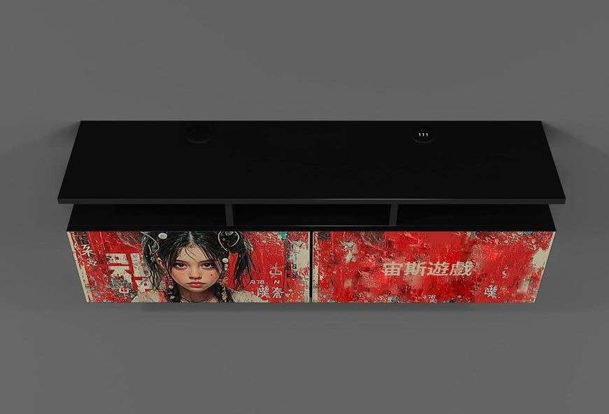 Тумба під телевізор Hollywood-Mulan 130х32х42 см. Колір на вибір ЗС-2585 фото