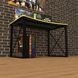 Геймерський стіл "Rasin LOFT-14" 120х80х75 см. Чорний/Жовта кромка ТС-7508 фото 4