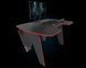 Стіл геймерський "Byorn" 140х90х76 см. Чорний/Червона кромка ЗС-2438 фото 3
