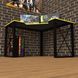 Геймерський стіл "Rasin LOFT-20" 120х120х75 см. Чорний/Жовта кромка ТС-7538 фото 3